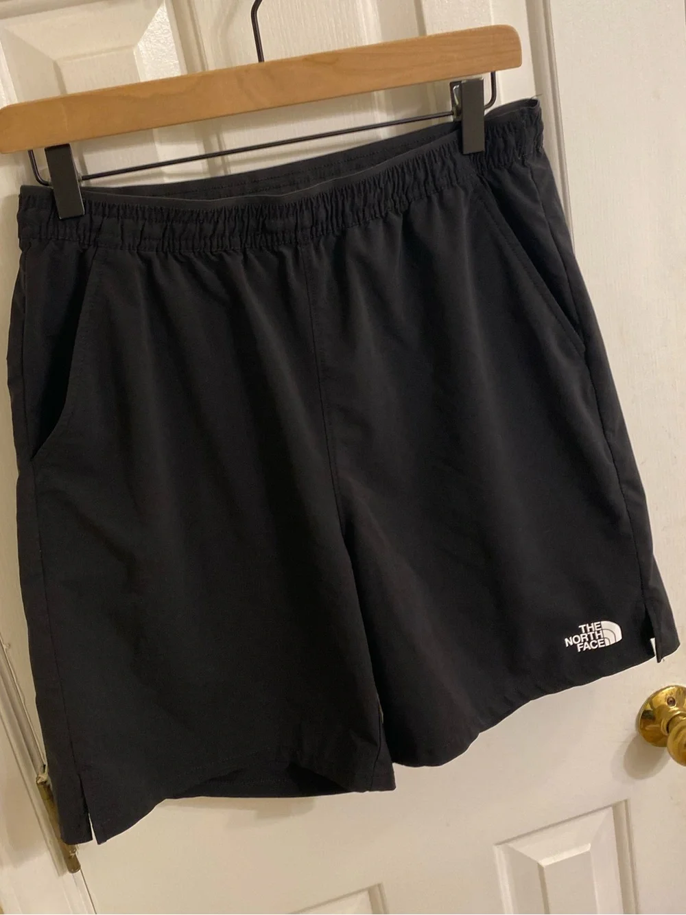 THE NORTH FACE TNF BLACK HYBRID SHORTS QUICK DRY FLASHDRY-XD MENS SIZE SMALL